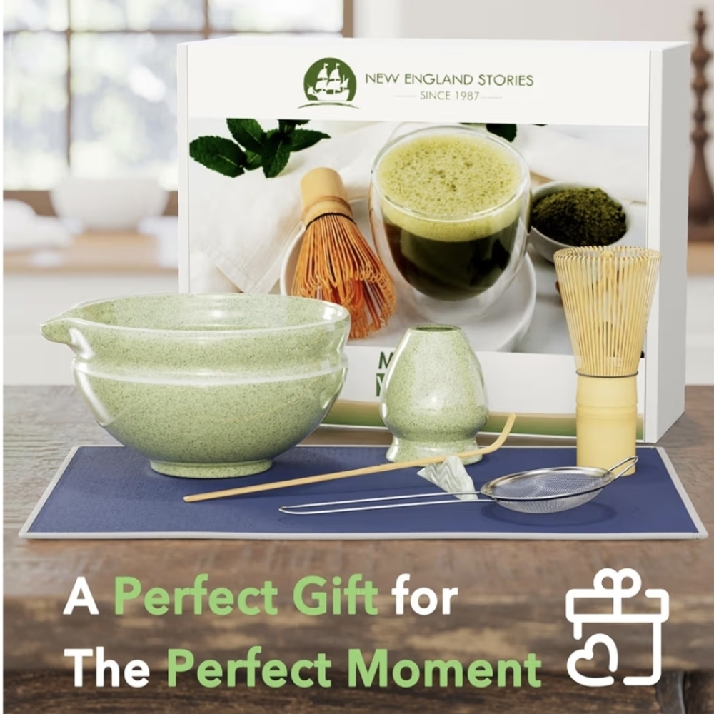 Matcha Tea Set - 7 Piece Set - Picture 4 of 5